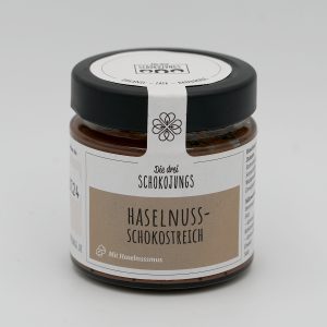DIE DREI SCHOKOJUNGS Haselnuss-Streichcreme