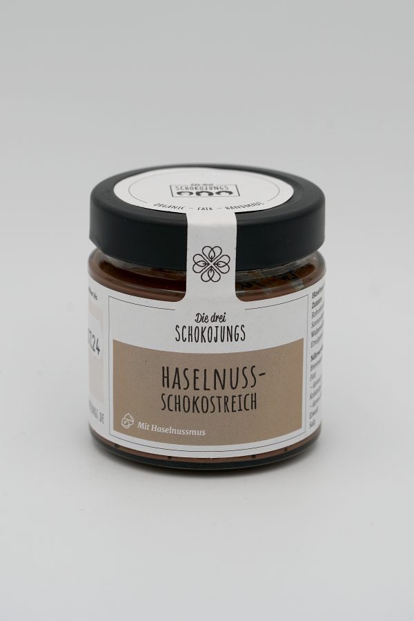DIE DREI SCHOKOJUNGS Haselnuss-Streichcreme