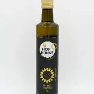 Flasche Sonnenblumenöl von Hof Künne