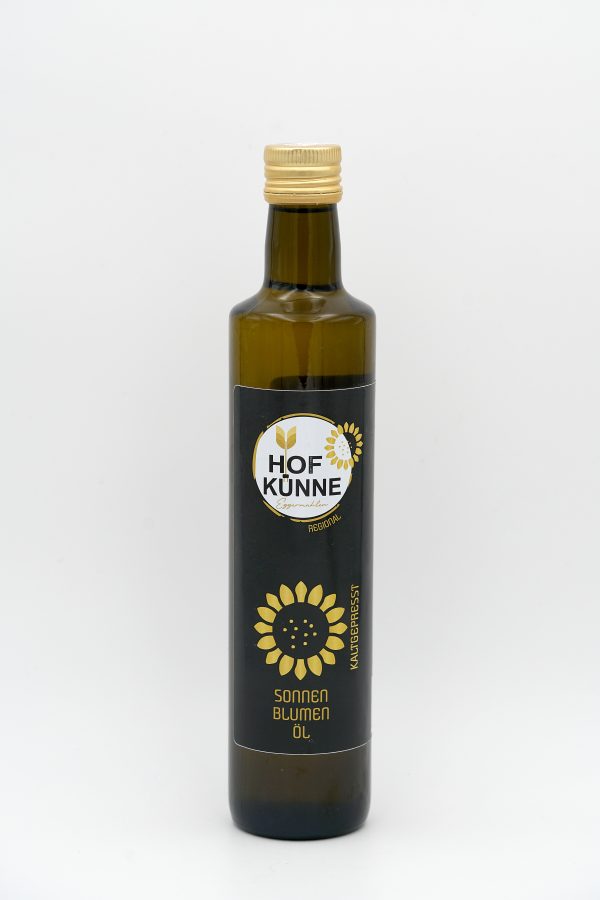 Flasche Sonnenblumenöl