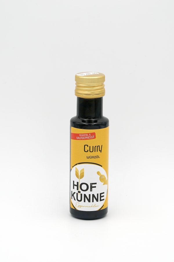 Flasche Hof Künne Curry Gewürzöl