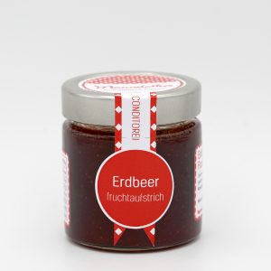 Glas Marmelatiers Fruchtaufstrich Erdbeere