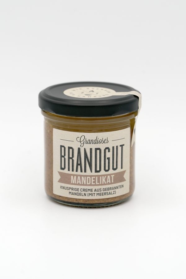 Glas Brandgut Mandelikat